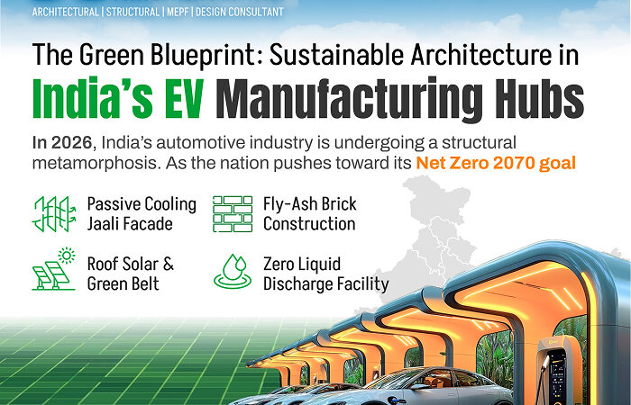 The Green Blueprint Sustainable Architecture in India’s EV Manufacturing Hubs