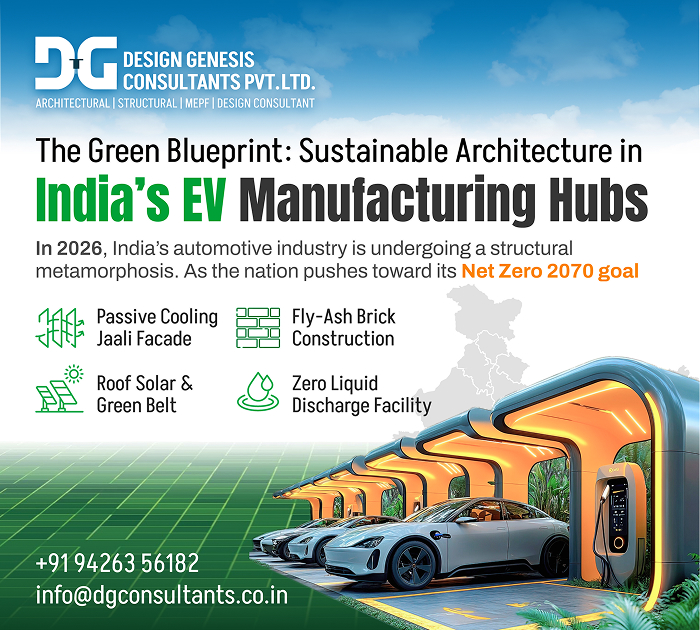 The Green Blueprint Sustainable Architecture in India’s EV Manufacturing Hubs