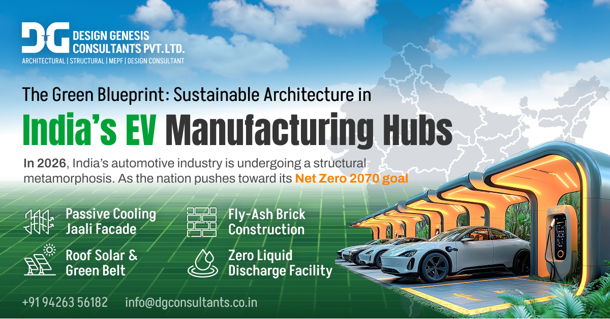 The Green Blueprint Sustainable Architecture in India’s EV Manufacturing Hubs